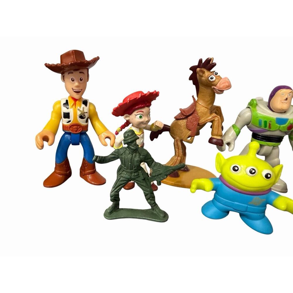 Disney Pixar Toy Story Mixed Mini Toy Figure Lot Of 9 - Picture 2 of 13